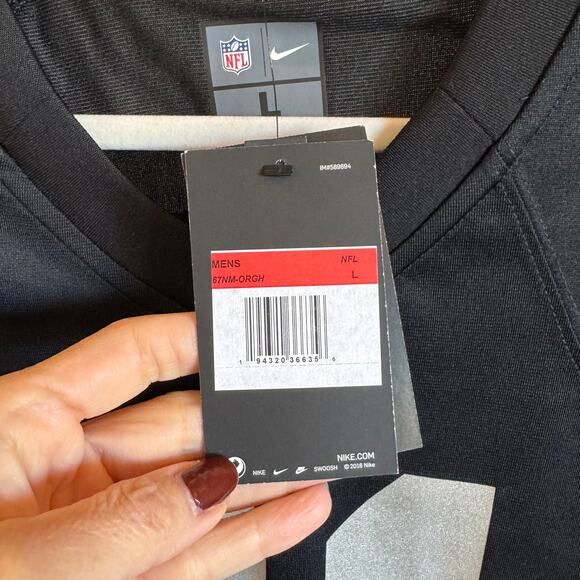 Nike NFL On Field Las Vegas Raiders Jersey #21 Coors Light Black Size L NWOT - Picture 2 of 5